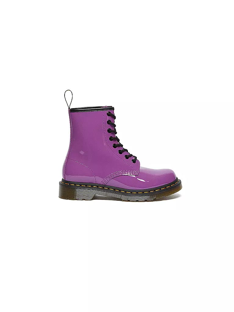 DR. MARTENS | Lack Schnürstiefel - Boots Pascal 1460 | lila