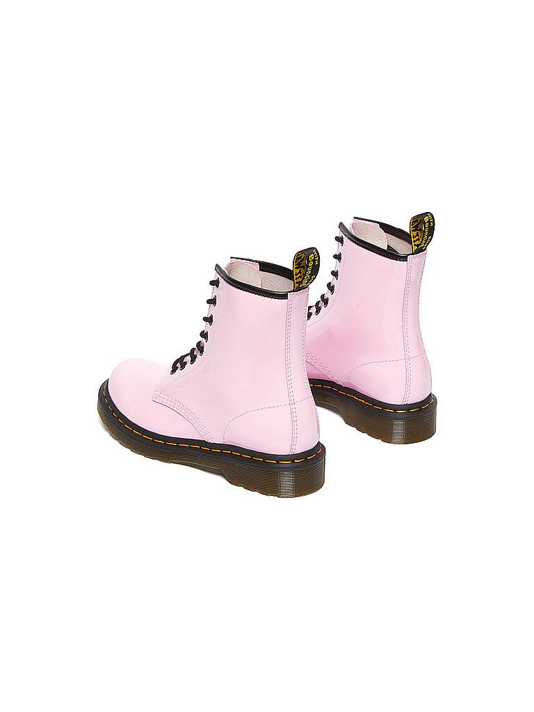 DR. MARTENS | Lack Schnürstiefel - Boots Pascal 1460 | rosa