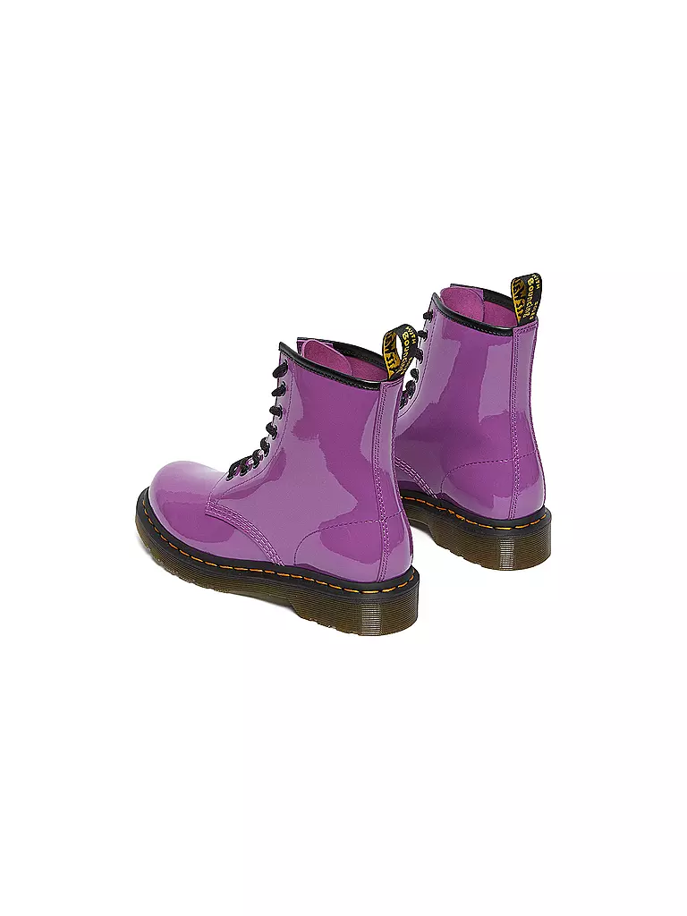 DR. MARTENS | Lack Schnürstiefel - Boots Pascal 1460 | lila