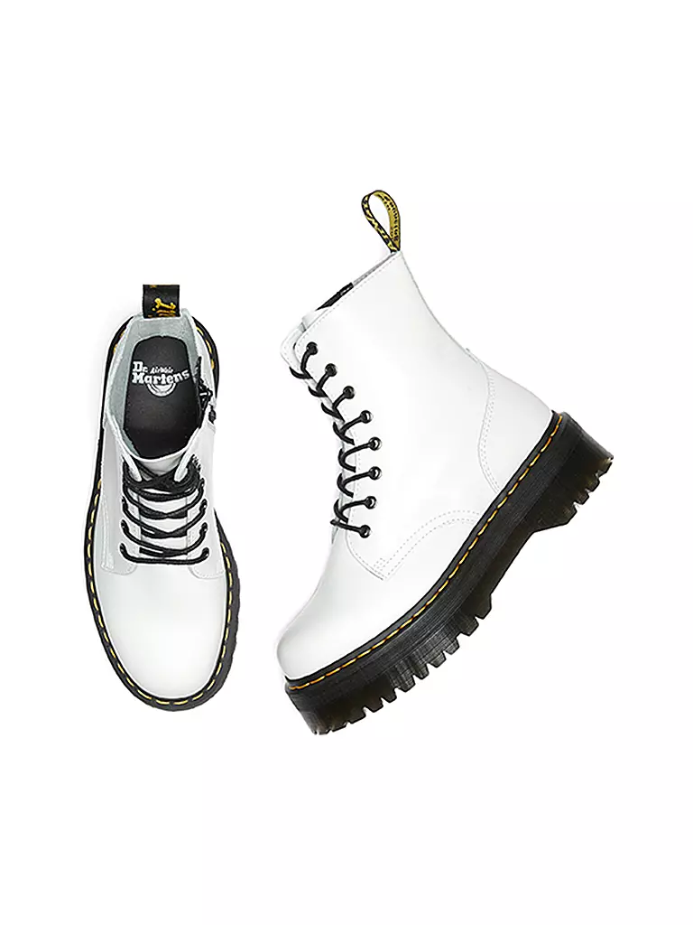 DR. MARTENS | Plateau Boots Jadon | weiss