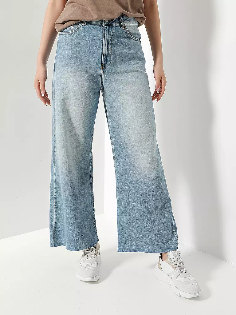 DR.DENIM | Jeans Wide Leg 7/8 Aiko | blau