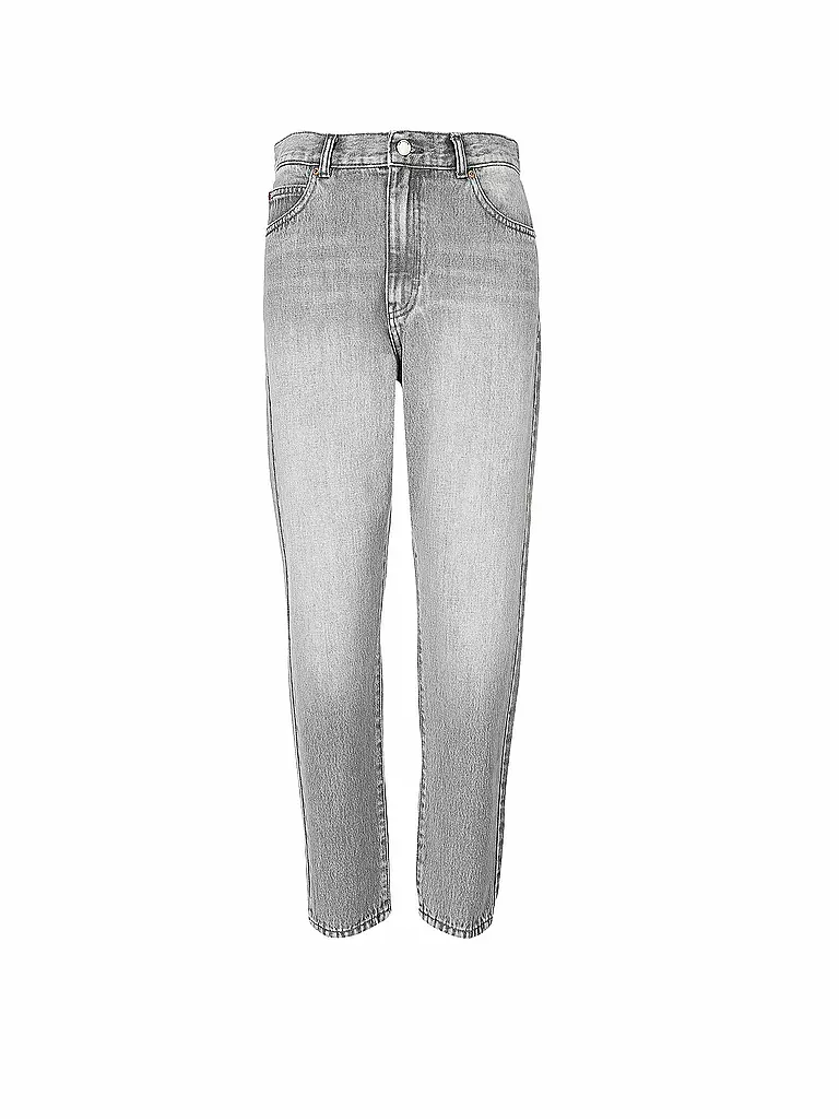 DR.DENIM | Mom Jeans Nora Highwaist 7/8 | grau