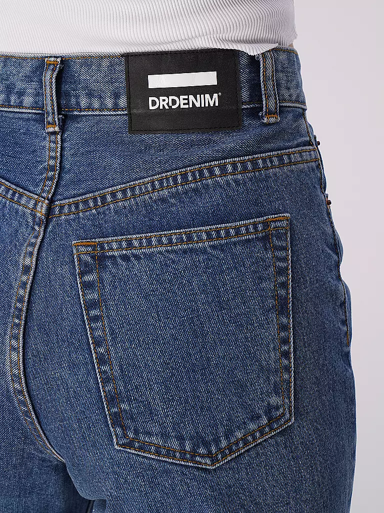 DR.DENIM | Mom Jeans Nora Highwaist 7/8 | blau