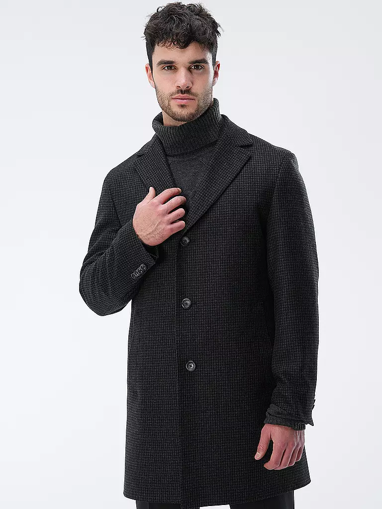 DRESSLER | Wollmantel | grau