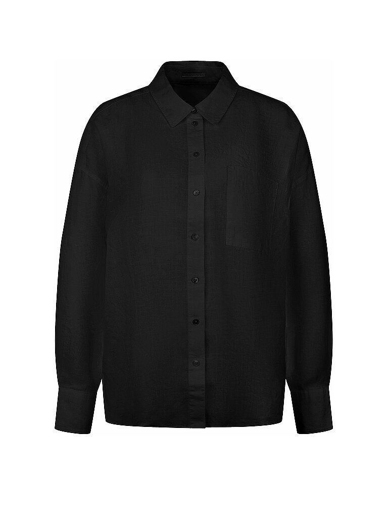 DRYKORN Bluse AAke Leinen schwarz | 34