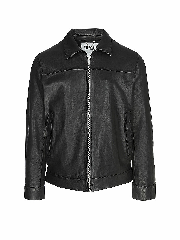 Lederjacke mit Leistentaschen Modell RIKKA