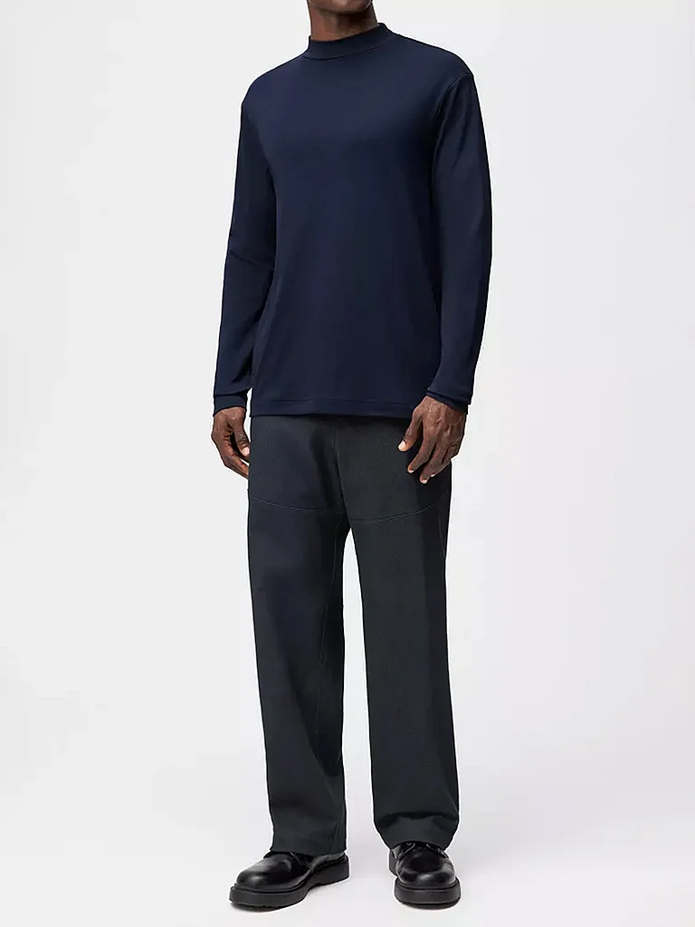 Drykorn Langarmshirt Moritzo Dunkelblau | M-image