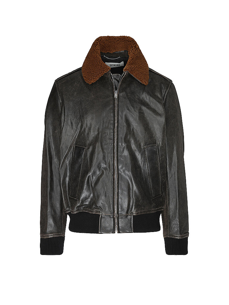 DRYKORN Lederjacke FLYGHT schwarz | S