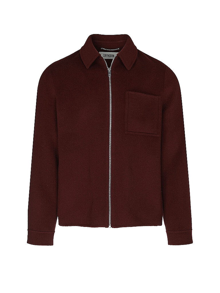 DRYKORN Overshirt JERSON  dunkelrot | XS