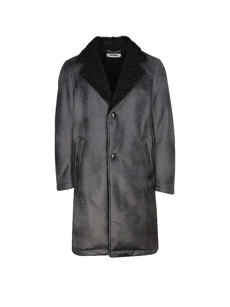 DRYKORN | Jacke in Lederoptik  | schwarz