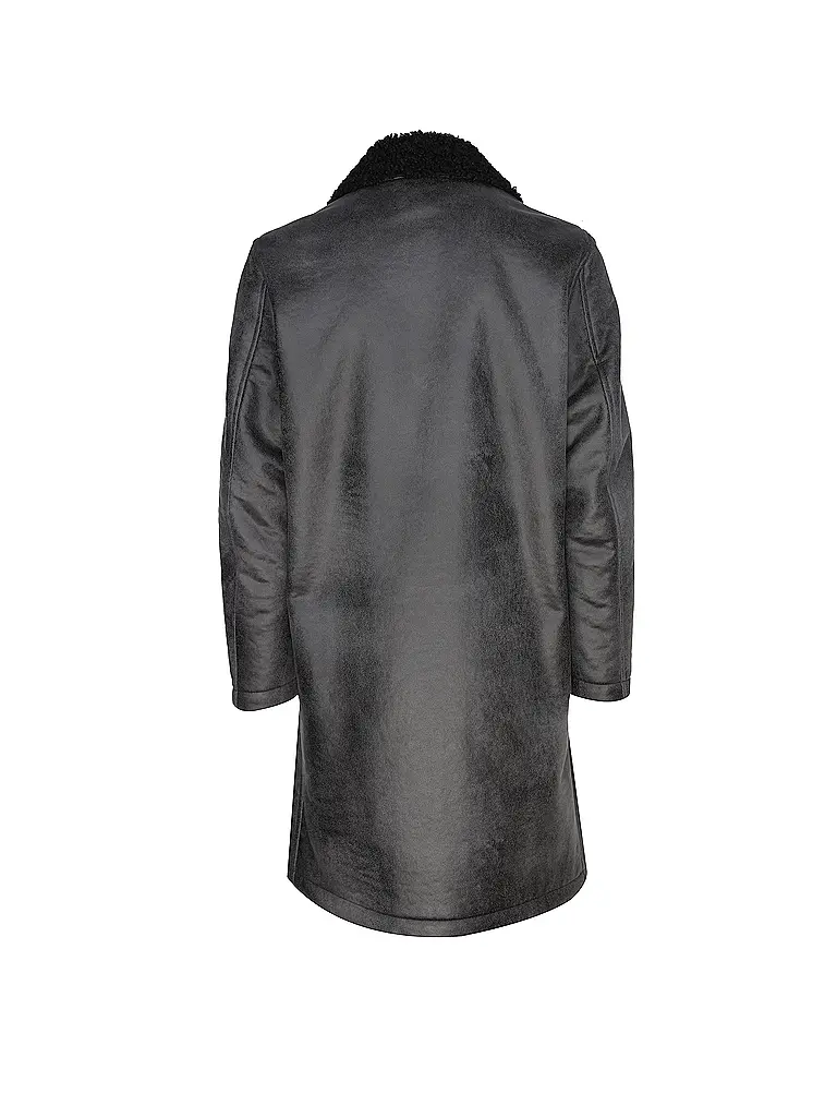 DRYKORN | Jacke in Lederoptik  | schwarz