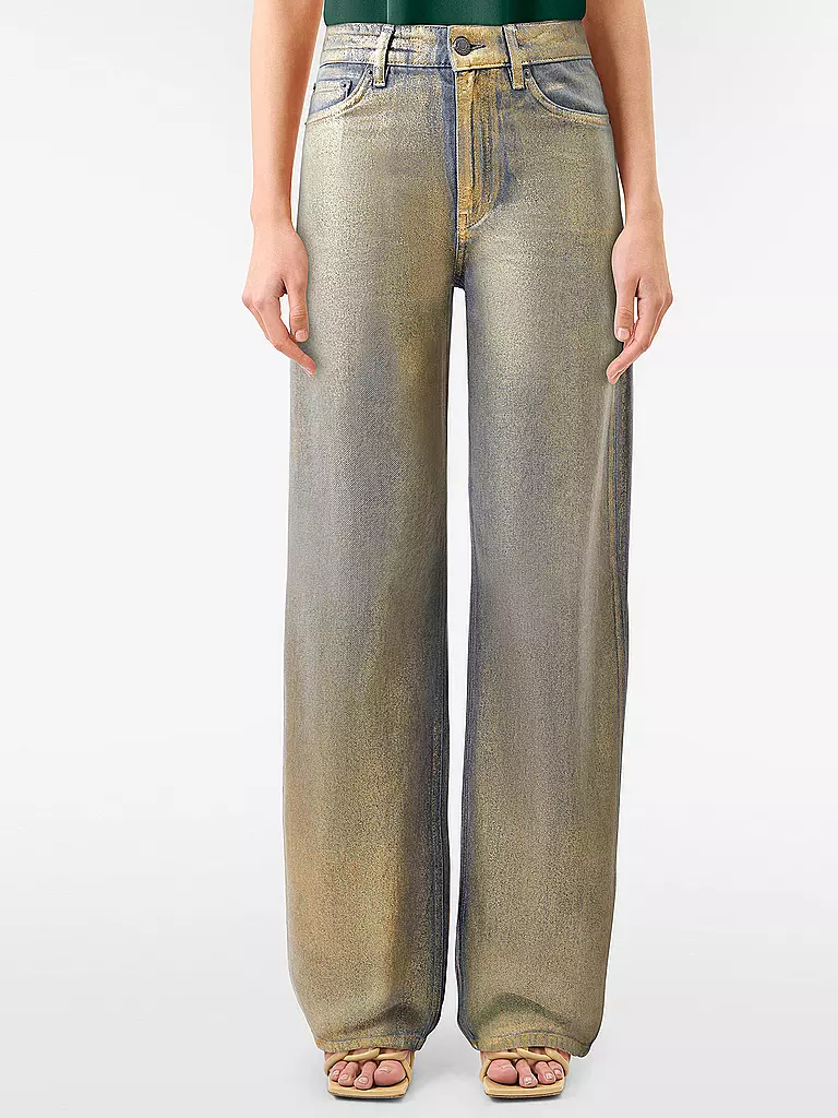 DRYKORN | Jeans Wide Leg | gold