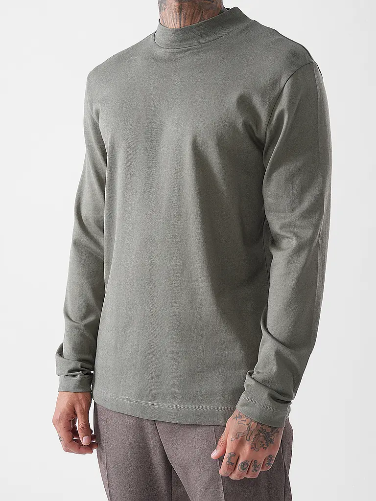 DRYKORN | Langarmshirt MORITZO | olive
