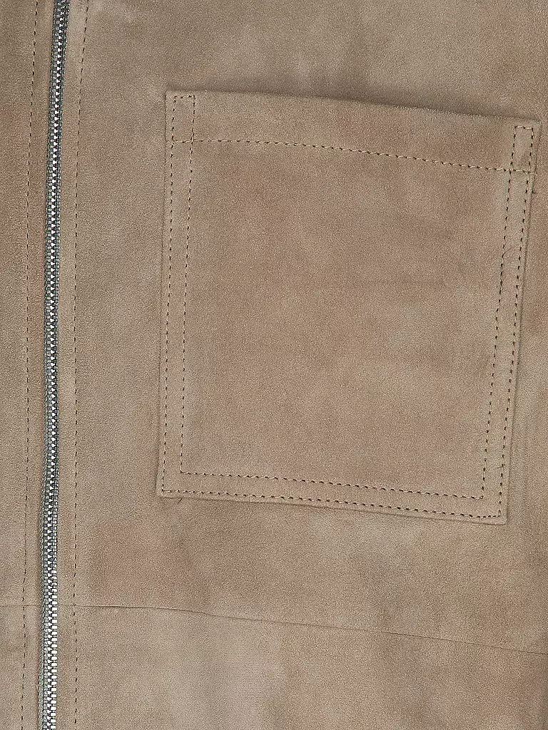 DRYKORN | Lederjacke | beige