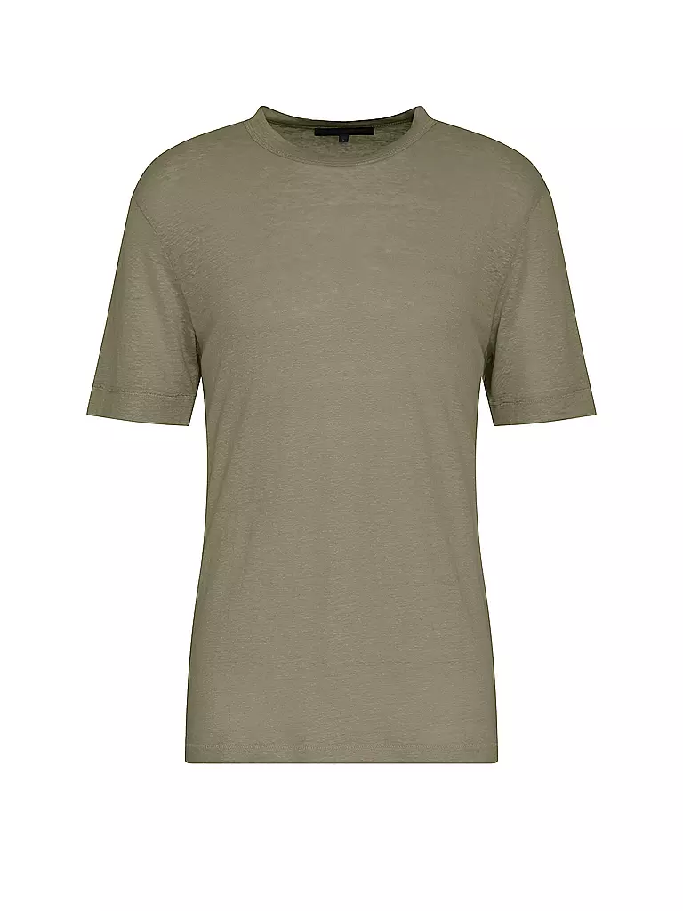 DRYKORN | Leinen T-Shirt RAPHAEL | olive