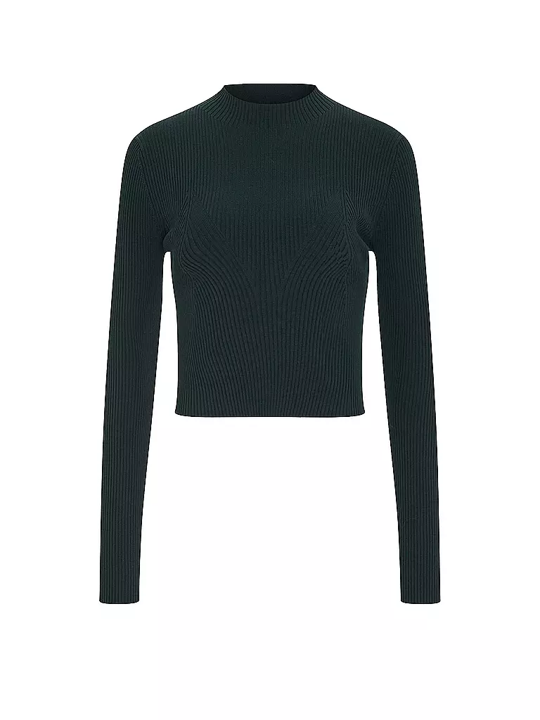 DRYKORN | Pullover Cropped Fit RICKIE 1 | dunkelgrün