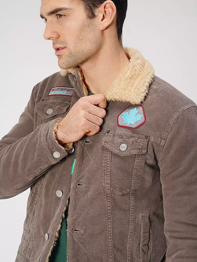 DSQUARED2 | Cordjacke | grau