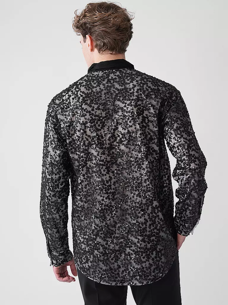 DSQUARED2 | Hemd BLOSSOMS | schwarz