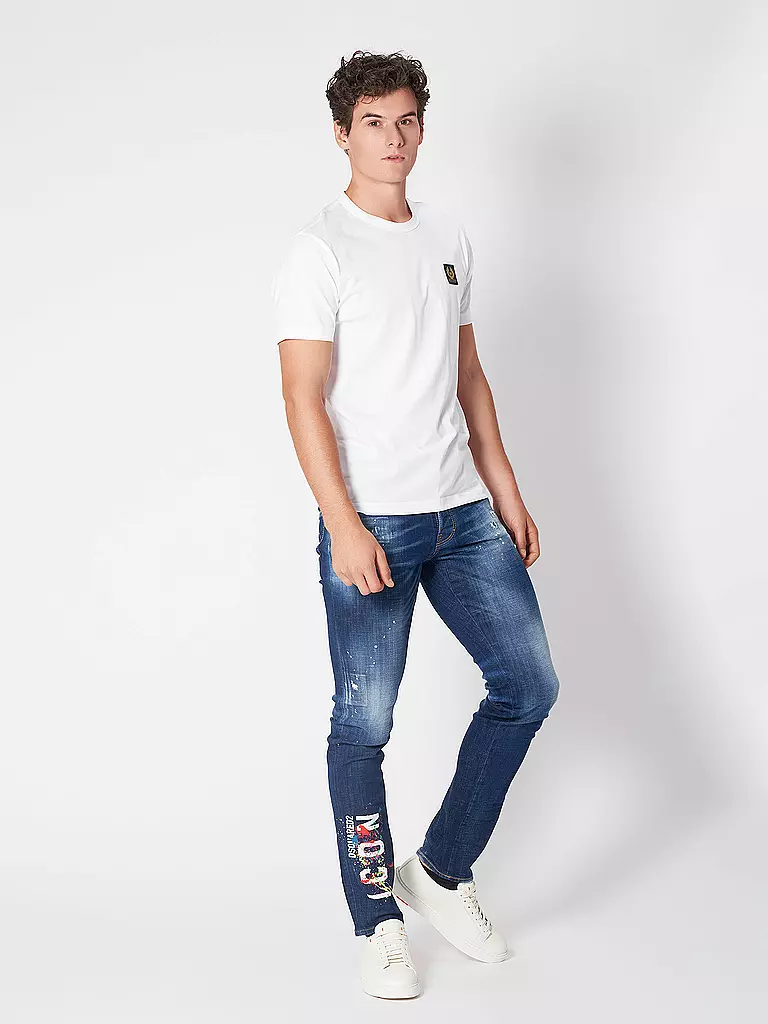 DSQUARED2 | Jeans Tapered Fit Icon Splatter Cool G | blau