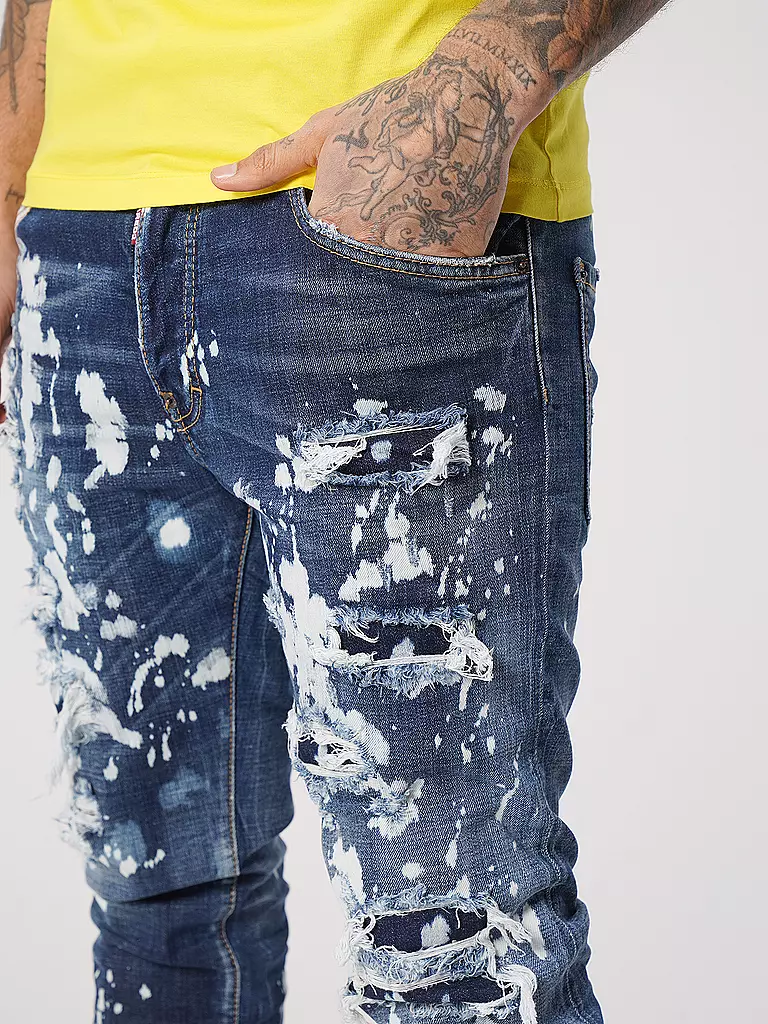 DSQUARED2 | Jeans Tapered Fit SKATER | blau