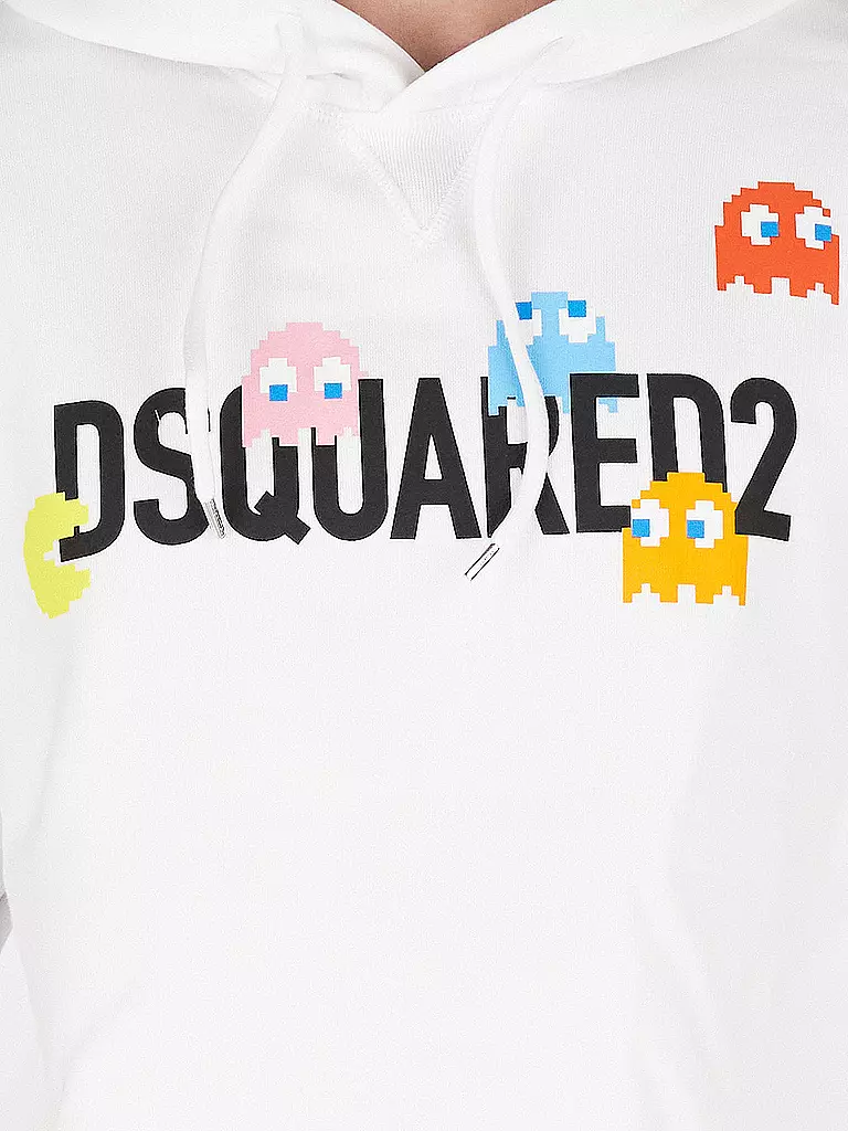 DSQUARED2 | Kapuzensweater - Hoodie PACMAN | weiss