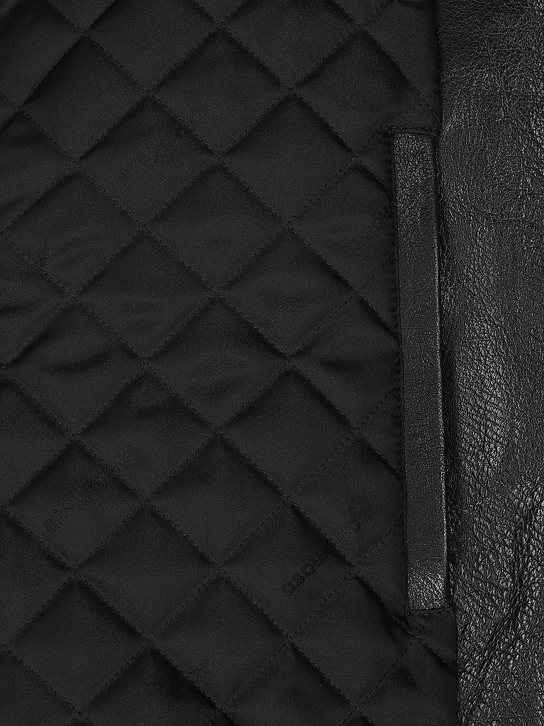 DSQUARED2 | Lederjacke AVIATOR | schwarz
