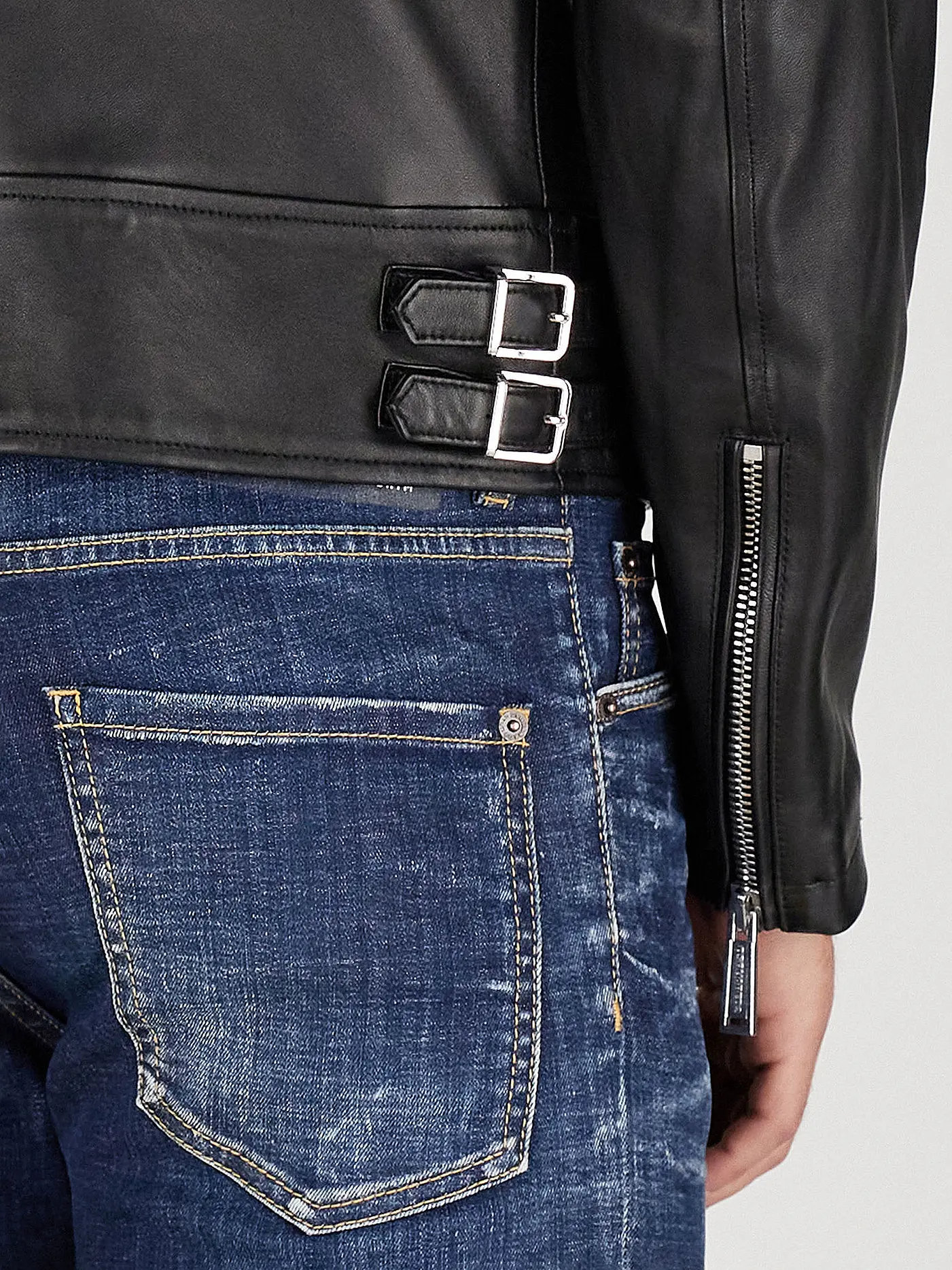 DSQUARED2 | Lederjacke | schwarz