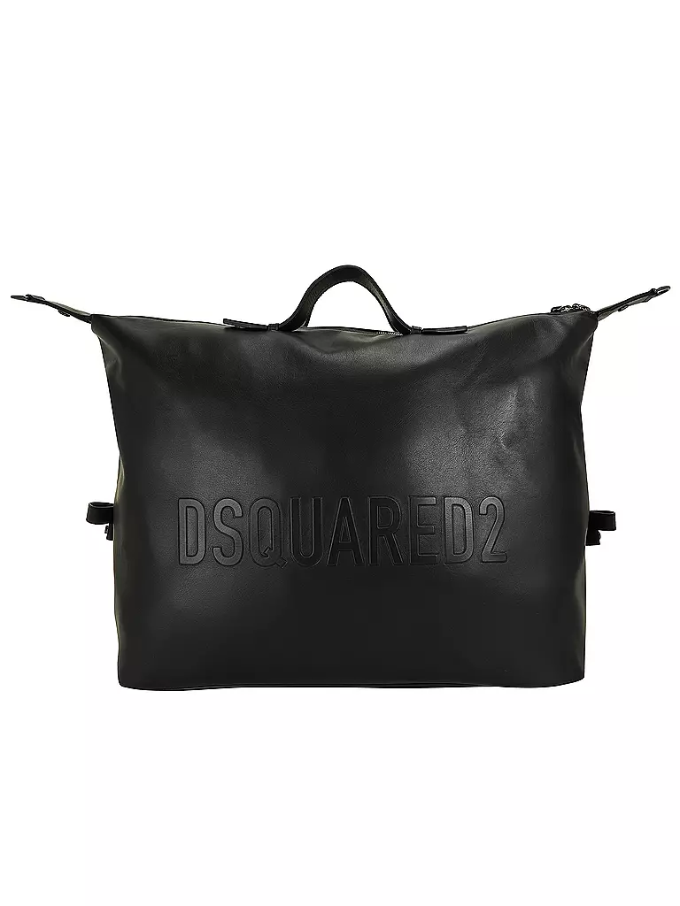 DSQUARED2 | Ledertasche - Weekender VITELLO | schwarz