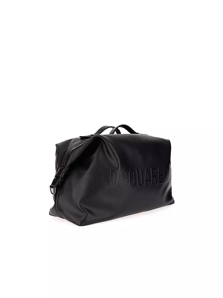 DSQUARED2 | Ledertasche - Weekender VITELLO | schwarz