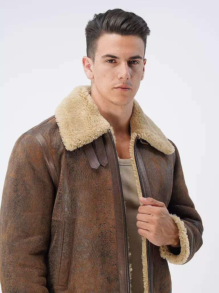 DSQUARED2 | Shearling Jacke | braun