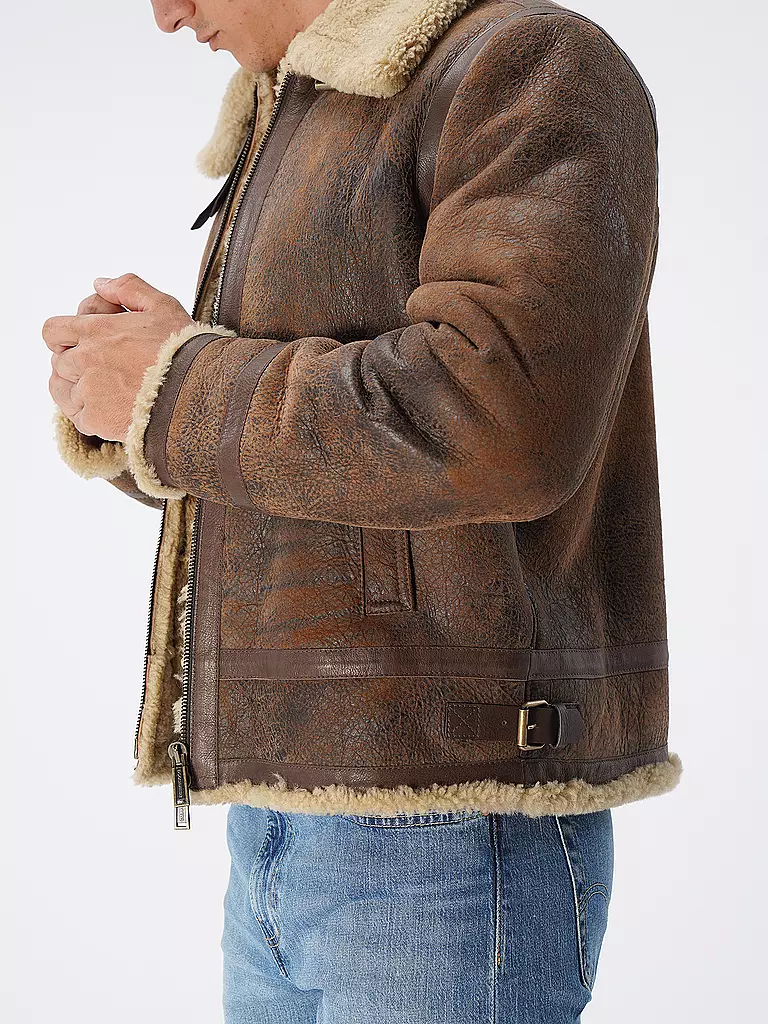 DSQUARED2 | Shearling Jacke | braun