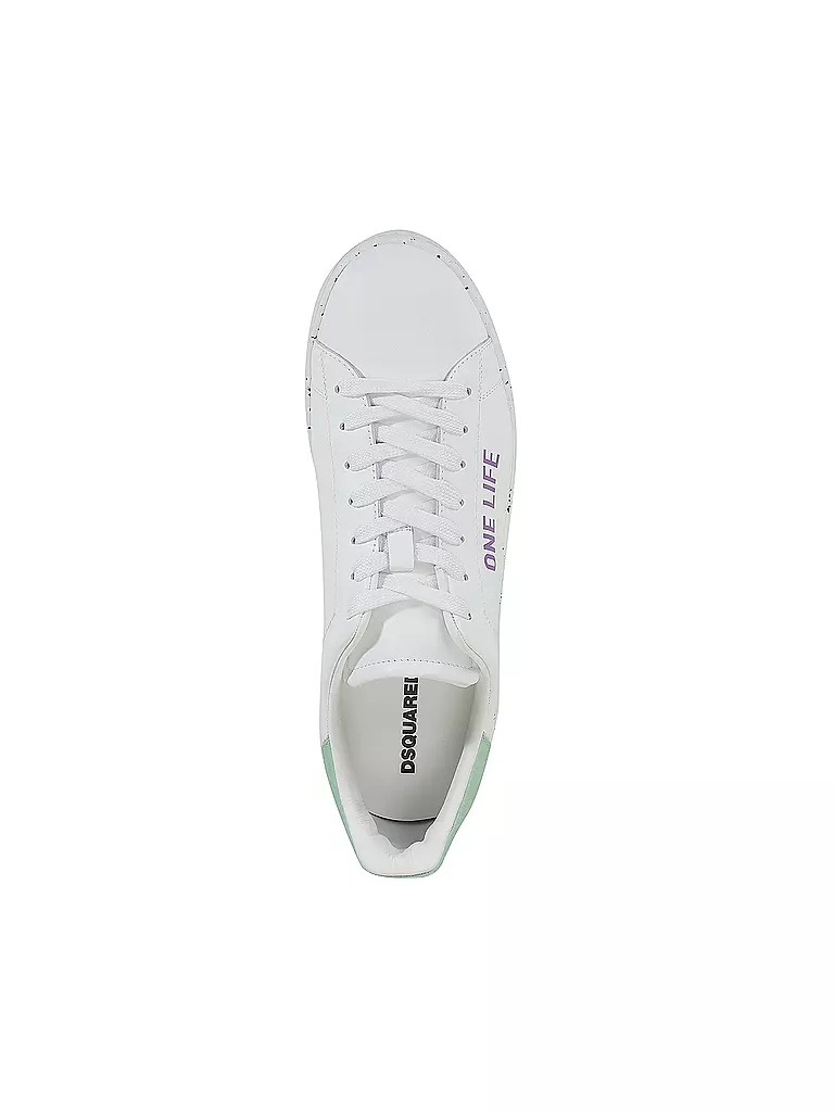 DSQUARED2 | Sneaker ONE LIFE PRINT  | weiss