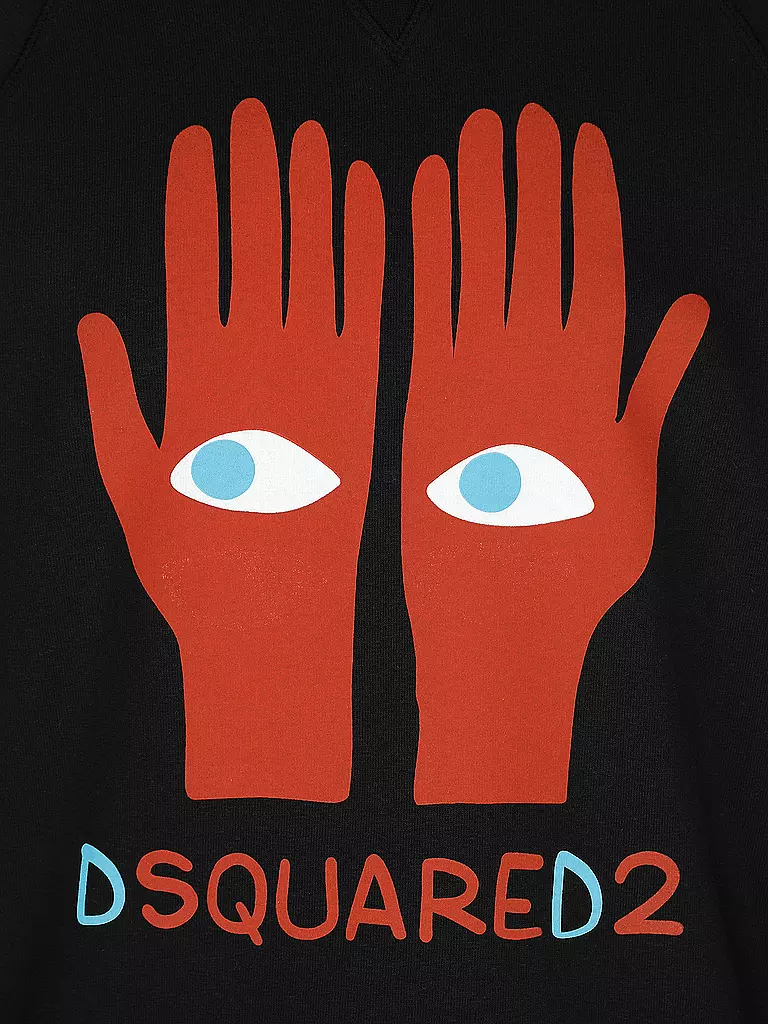 DSQUARED2 | Sweater EYES ON HAND | schwarz