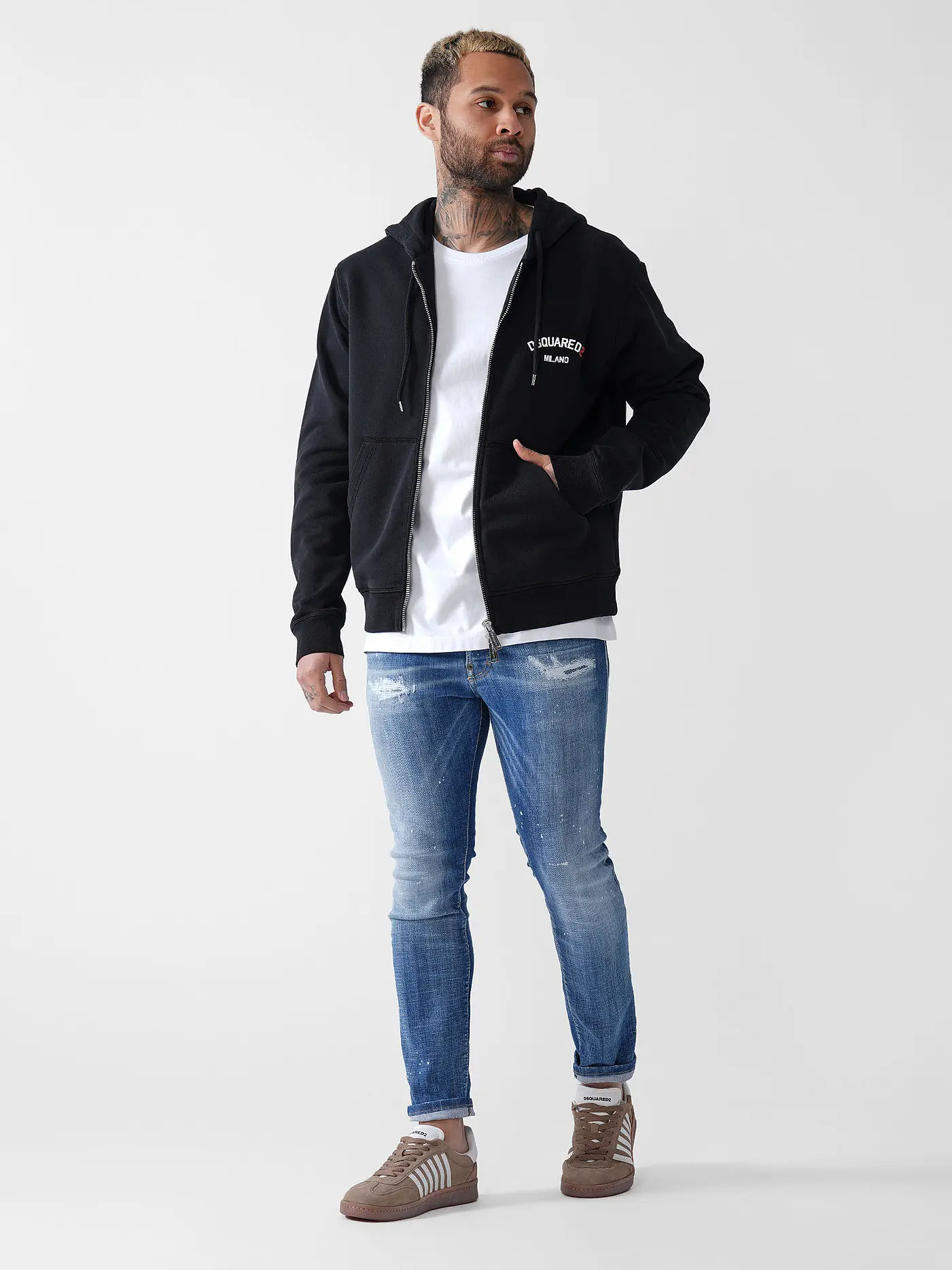 DSQUARED2 | Sweatjacke  | schwarz