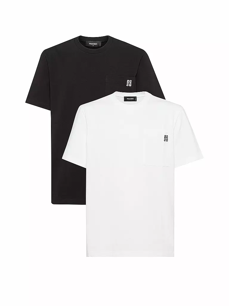 DSQUARED2 | T-Shirt 2er Pkg.  | schwarz