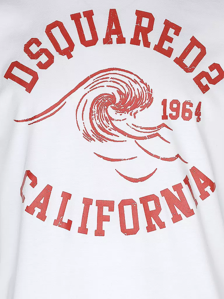 DSQUARED2 | T-Shirt CALIFORNIA | weiss
