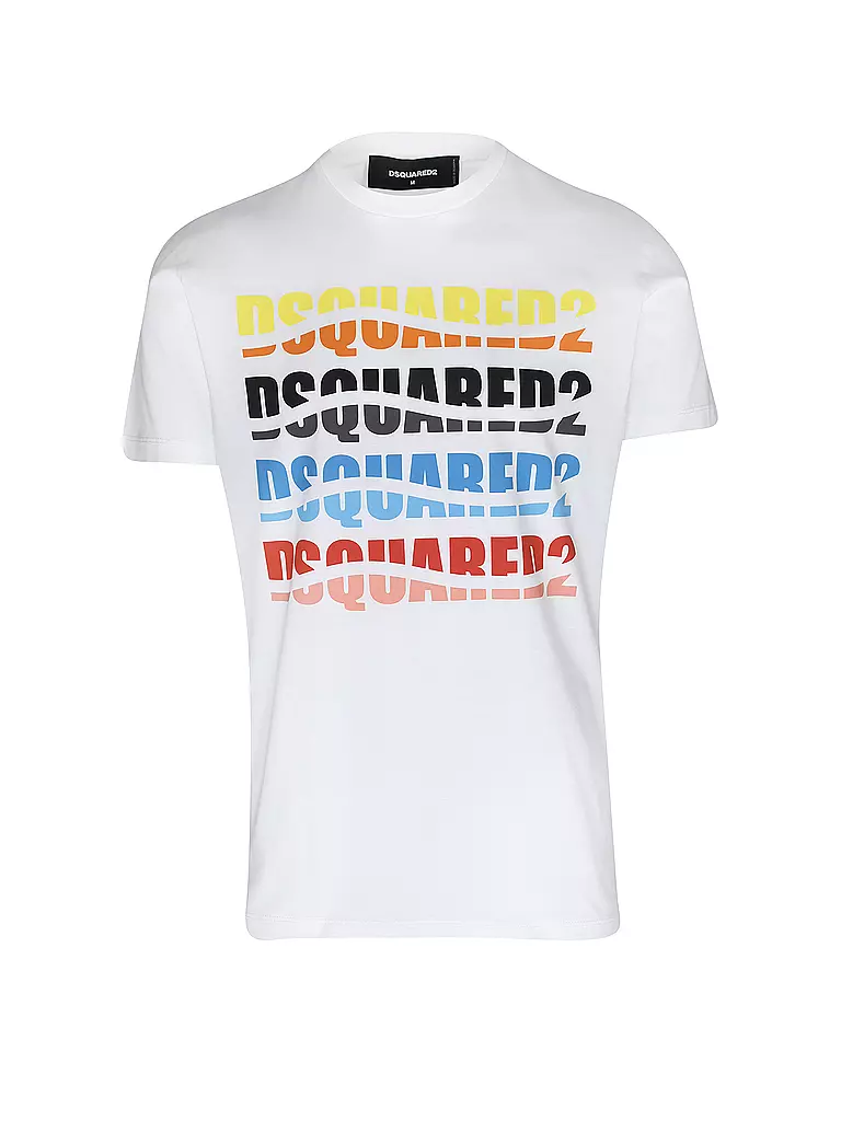 DSQUARED2 | T-Shirt COLOR WAVE | weiss