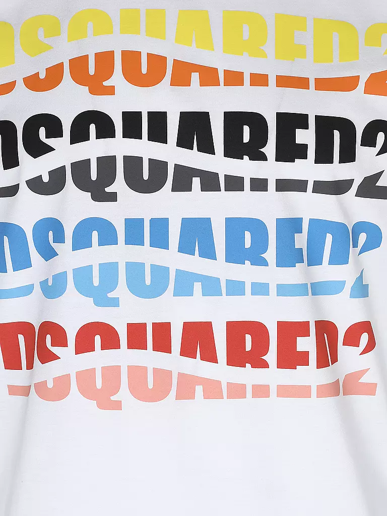 DSQUARED2 | T-Shirt COLOR WAVE | weiss