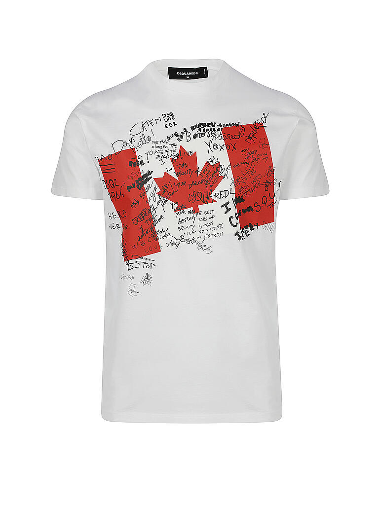 DSQUARED2 | T-Shirt Doodle | weiß