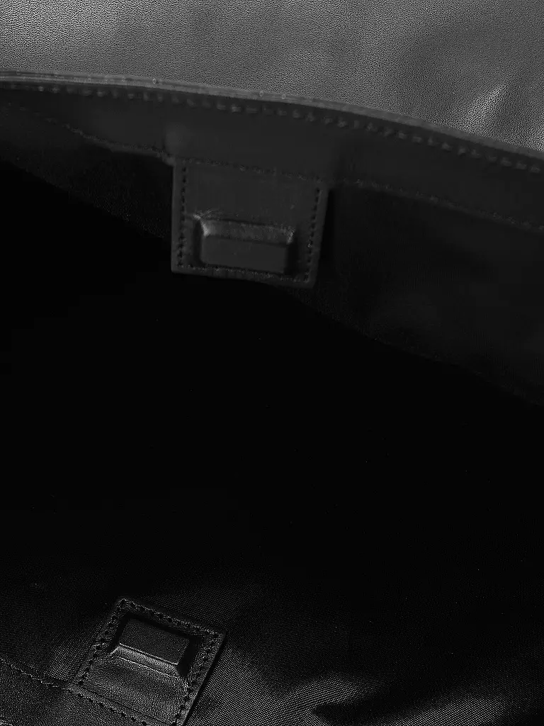 DUREN | Ledertasche - Umhängetasche BAR BAG  | schwarz