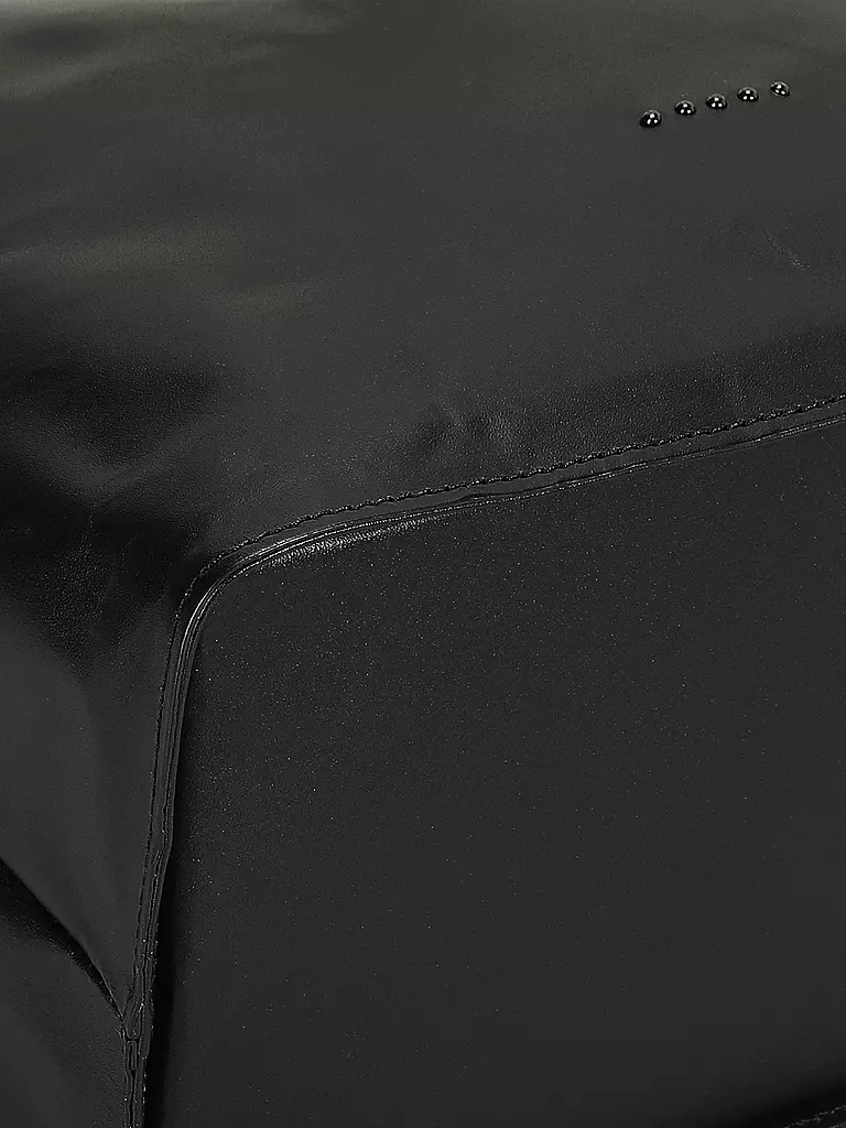DUREN | Ledertasche - Umhängetasche BAR BAG  | schwarz