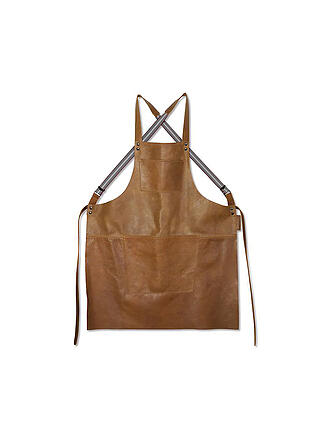 DUTCH DE LUXE | Lederschürze Suspender Vintage Cognac