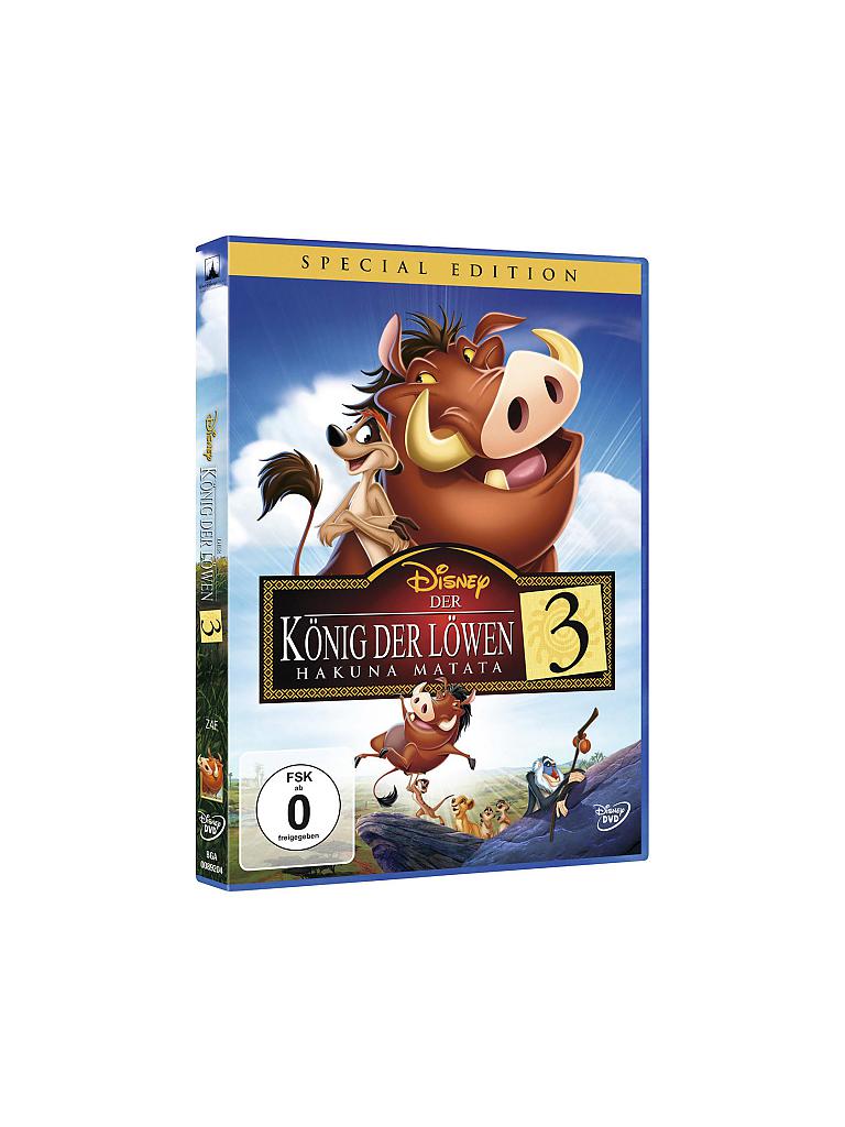 König Der Löwen 3 Hakuna Matata Ganzer Film Deutsch DVD Walt Disney - König der Löwen 3 Hakuna Matata (Special Edition