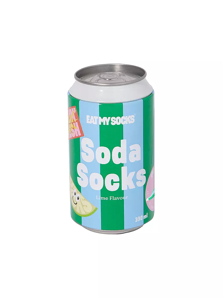 EAT MY SOCKS | Socken 36-45  SODA LIME gruenblau | bunt