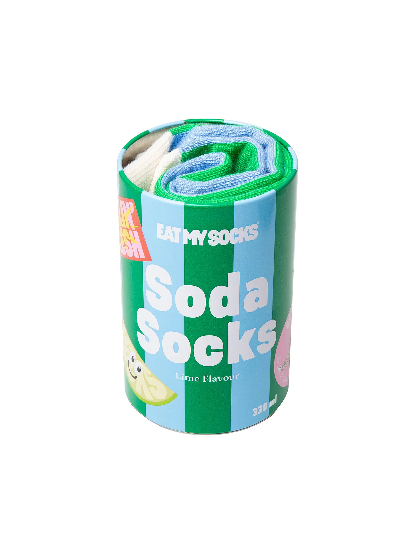 EAT MY SOCKS | Socken 36-45  SODA LIME gruenblau | bunt