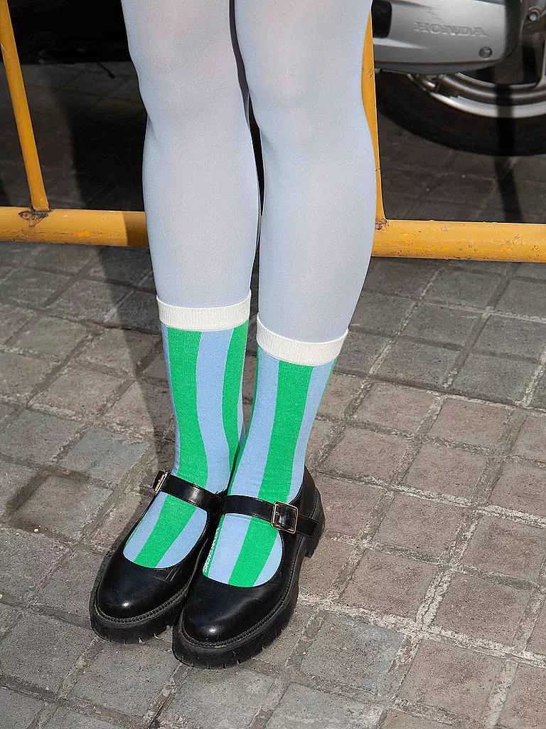 EAT MY SOCKS | Socken 36-45  SODA LIME gruenblau | bunt