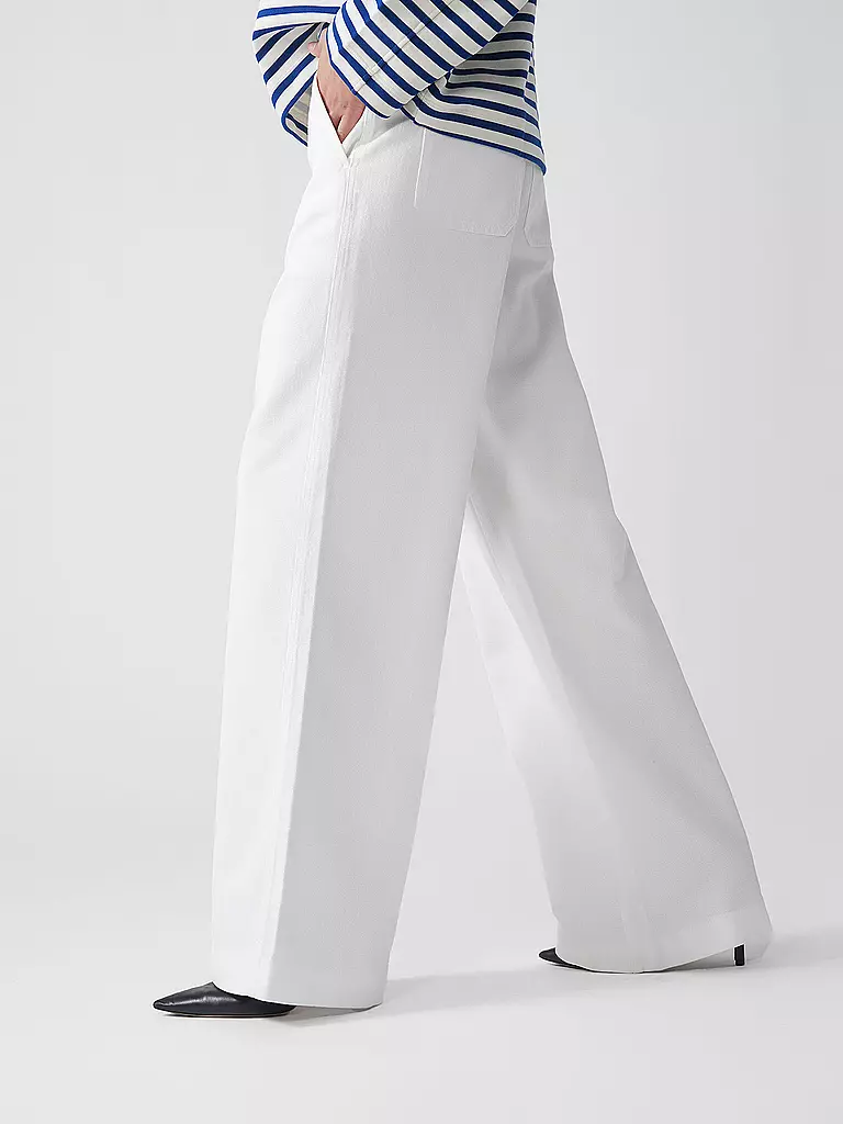ECOALF | Jeans Wide Leg  VALLSALF | weiss
