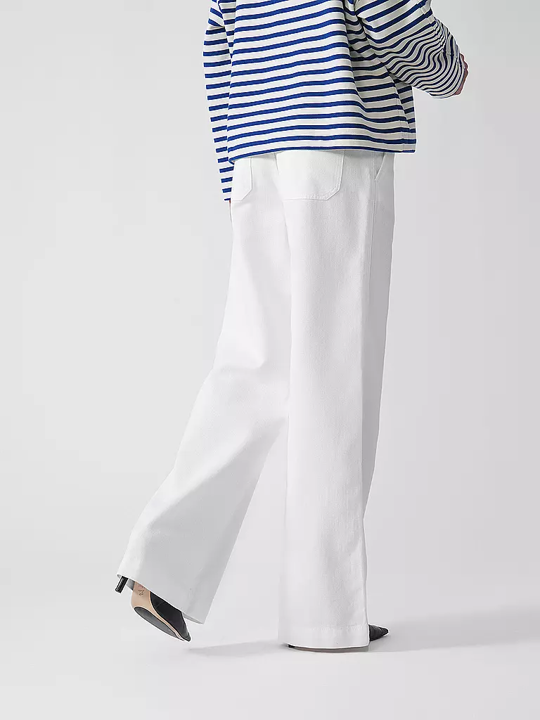 ECOALF | Jeans Wide Leg  VALLSALF | weiss