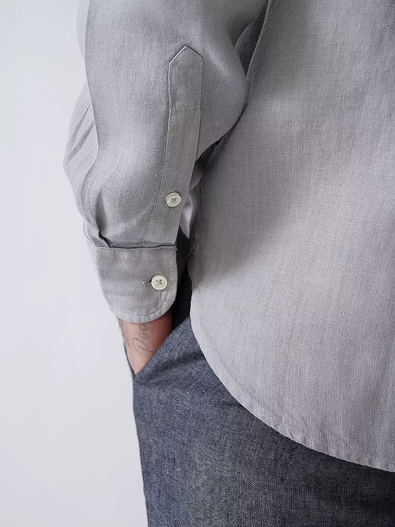 ECOALF | Leinenhemd MALIBUALF | grau