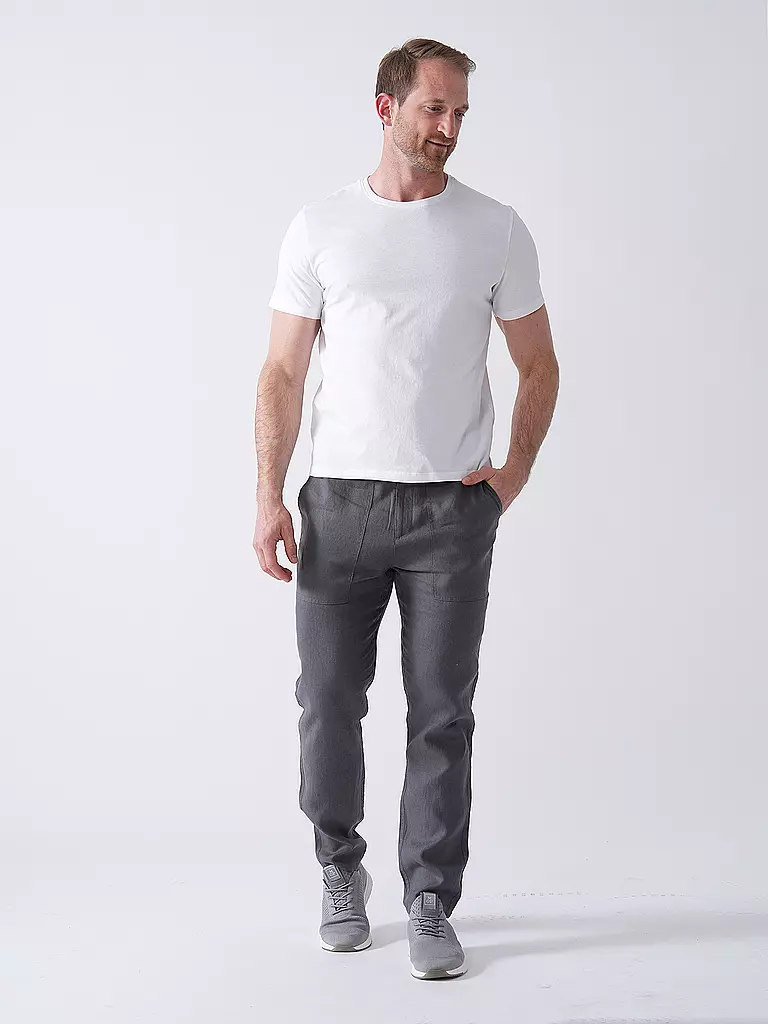 ECOALF | Leinenhose ETHICALF | grau